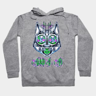 Psychedelic Cannibal Cat Hoodie